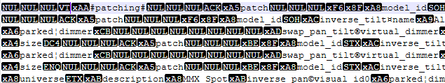 LightShark notation